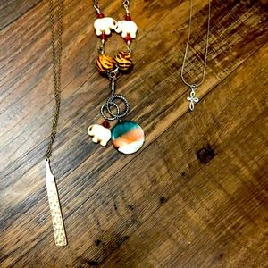 Group of necklaces